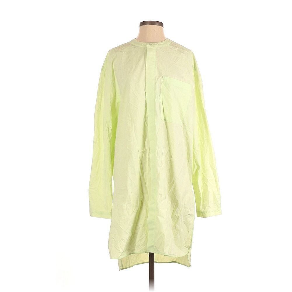 ✨COS Oversized Cotton Lime Green Sz Small Tunic✨ - Picture 5 of 11